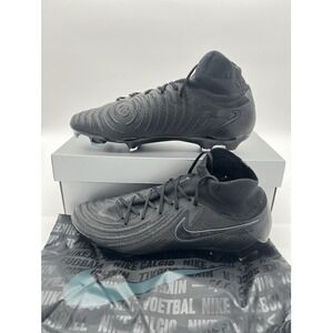 Nike Phantom Luna 2 Elite FG Mens 9.5 Black Deep Jungle Soccer Cleats FJ2572-002